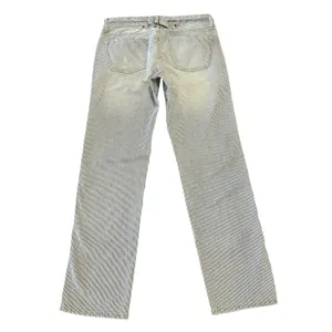 American Eagle Hickory Stripe Jeans Distressed Workwear Railroad Americana Y2K thumbnail 8