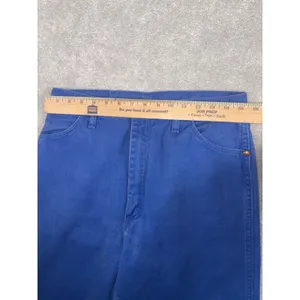 VTG Women's 90s Blue Denim Wrangler‎ Jeans WPL6428 15x32 (30x32) Cowgirl Cut thumbnail 6