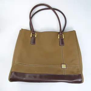 FLAWS- Diane Von Furstenberg Large Tote Shoulder Bag‎ DVF Brown Vintage thumbnail 1