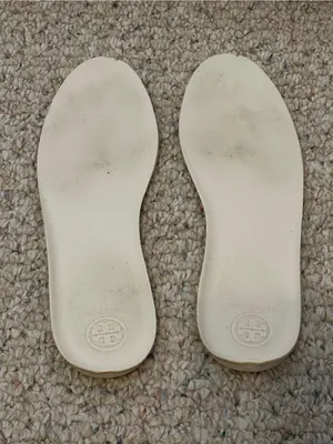 Tory Burch Leather Tory Logo Sneakers Low Tops White Ivory Cerbiatto size 10.5 thumbnail 10