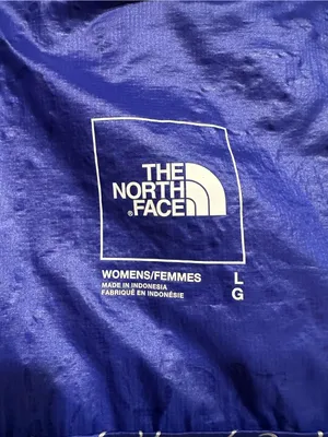 The North Face Blue & White Topographic Map Windbreaker – Size Large thumbnail 12