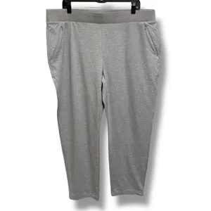 Chico's Womens Gray‎ Heathered Pull On Ankle Pants Zip Pockets Size 3R XL 16 thumbnail 3