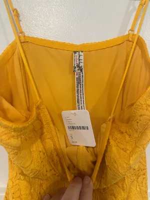 Free People lace mini slip Dress thumbnail 3
