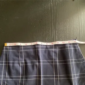 The Limited Navy Plaid Skirt thumbnail 5