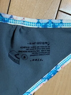JOLYN Finn Bikini Top Swimsuit Swim Batik Print Size Small thumbnail 4