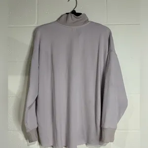 Aerie light purple quarter zip small thumbnail 2