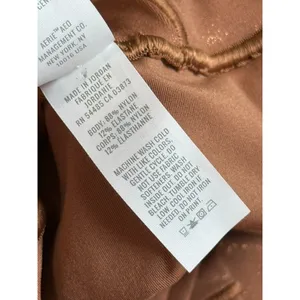 EUC Offline by Aerie brown shimmery sparkle CROP 14" inseam Bikers Shorts size L thumbnail 9