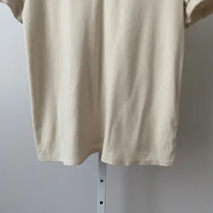 American Eagle Relaxed Coastal Clean Soft Sexy Plush V-Neck T-Shirt Small Cream thumbnail 3