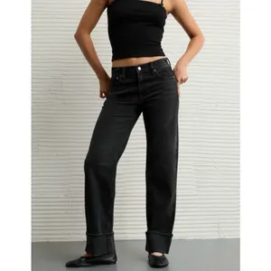 American Eagle Black Stovepipe Jeans thumbnail 2