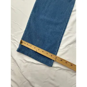 Reformation‎ Jeans Blue Corduroy Wide Leg Pants Button Fly High Rise Size 27 thumbnail 6