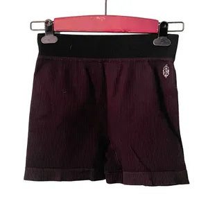 Free People Movement Size Medium/Large‎ Black Seamless Ribbed Athletic Shorts thumbnail 2