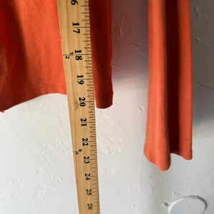 Vintage Abercrombie & Fitch Rust Orange Button Front Cardigan M‎ Y2K 100% Cotton thumbnail 8