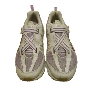 Nike running shoes T-run purple white with hook & loop closure size 6Y /7.5 W thumbnail 3