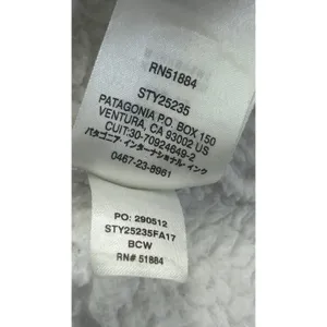 Patagonia Los Gatos‎ 1/4 Zip Fleece Pullover Birch White Womens Medium 25235 thumbnail 3