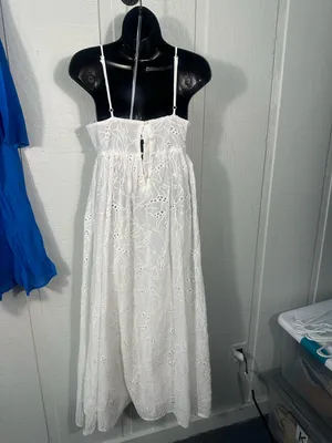 ASOS Design White Lace Overlay Spaghetti Strap Dress Size 2 NWT thumbnail 5