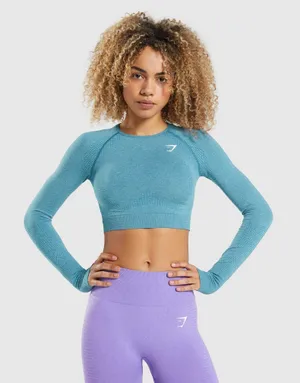 Gymshark Vital Seamless 2.0 Long Sleeve Crop thumbnail 1