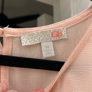 Gianni Bini size medium pale pink top thumbnail 3
