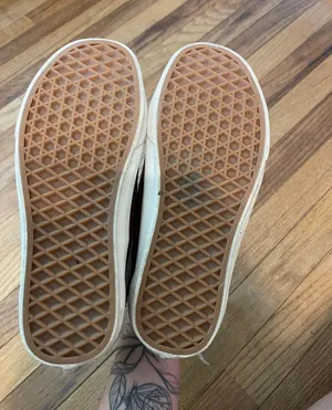 Vans White Leather Old SKOOL Sneakers thumbnail 3