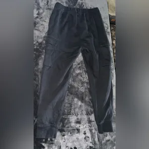 Nike Jogger Cargo Sweatpants in Black Size Small thumbnail 2