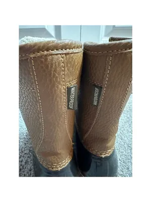 JBU Brown & Black Waterproof Winter & Rain Boots Size 6 thumbnail 7