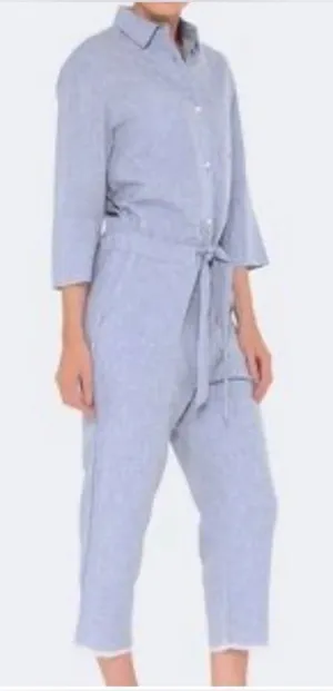 Anthropologie The Blue‎ Shirt Shop watermill Jumpsuit size small thumbnail 1