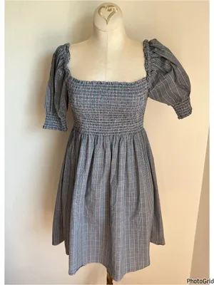Hill House Athena Nap Dress - Tai Check XS thumbnail 2