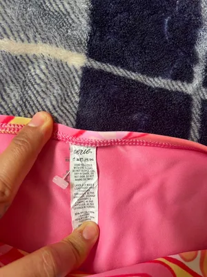 aerie Pink Floral-Print Padded Bikini Top 34B y M thumbnail 9
