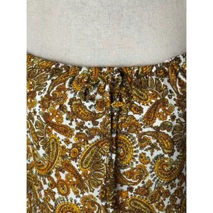 Faithfull The Brand Dress Women 4 Gold Indira Balloon Sleeve Paisley Mini‎ Boho thumbnail 8