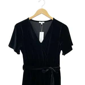 NWT Baltic Born Nadine Velvet Midi Dress Black Size Medium Party Wedding Holiday thumbnail 6