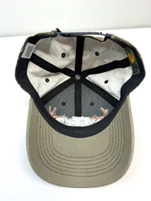Bass Pro Shops Hat Camo Hunting Baseball Cap SnapBack OS “One Rack Mind” Hat thumbnail 7