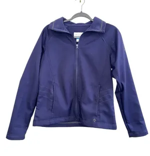 Columbia Navy Zip Front Shell Jacket Size Medium thumbnail 1