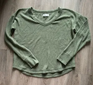 hollister waffle top thumbnail 1