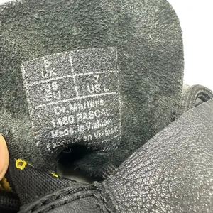 Dr. Martens 1460 Pascal Virginia‎ Soft Leather Boots Black Combat Size US 7 thumbnail 13