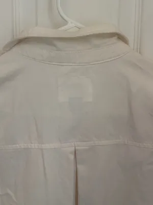 Old Navy Twill Swing Utility Jacket in Cream thumbnail 7