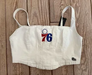 Hype and Vice Philadelphia 76ers Corset Top Size XL NWT thumbnail 1