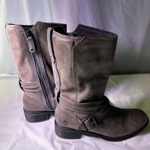 Timberland Women's Tan Leather Heeled Boots thumbnail 12