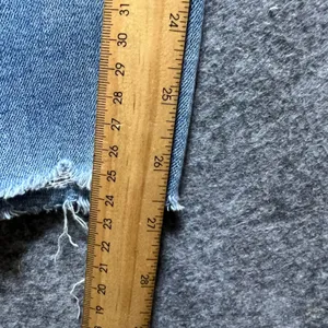 Levis 721 High Rise Skinny Jeans Distressed Ripped Light Wash Size‎ 30 Raw Hem thumbnail 3