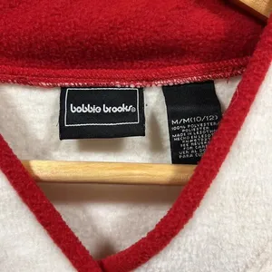 Bobbie Brooks white fleece cat sweater thumbnail 3
