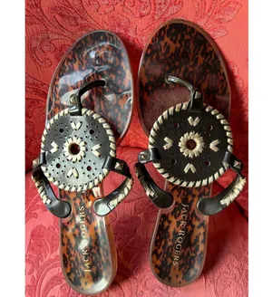 Jack Rogers Women's Sandals with Stitched Leather Detail thumbnail 1