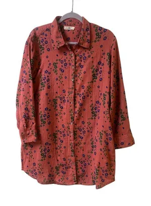 Natural Life shirt dress floral print sz Small thumbnail 1
