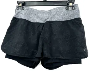 MPG size XS black running shorts built in spandex shorts elastic waist‎ thumbnail 1