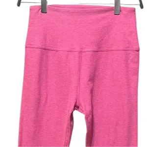 Beyond Yoga Caught In The‎ Midi High Waisted Legging Pink Punch Heather Size L thumbnail 4