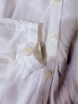 BCBGeneration Women's White Button-Up Shirt Size XS thumbnail 5