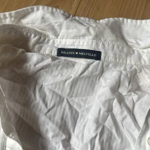 Brandy Melville White Button-Up Shirt thumbnail 2
