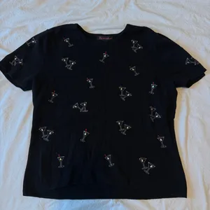 Lily Stanhope Vintage Martini Knit Tee Black Size XL thumbnail 2