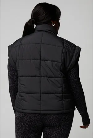 Fabletics GREY puffer vest thumbnail 2