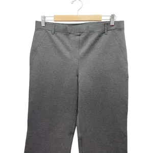 Quince Ultra Stretch Ponte Bootcut Pants Charcoal Gray Size Large Work Career thumbnail 5