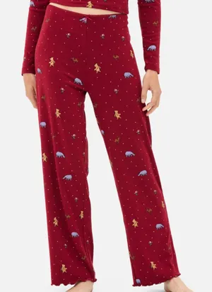 NWOT Disney's Winnie the Pooh Wide Leg Pajama Bottoms Primark thumbnail 1