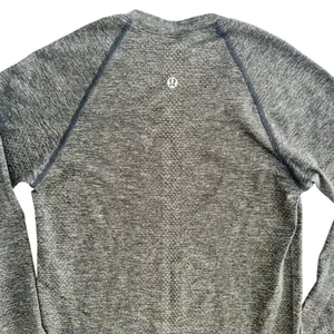 Lululemon Swiftly 2.0 Army Green Black Size 4 Long Sleeve Run Gym thumbnail 6