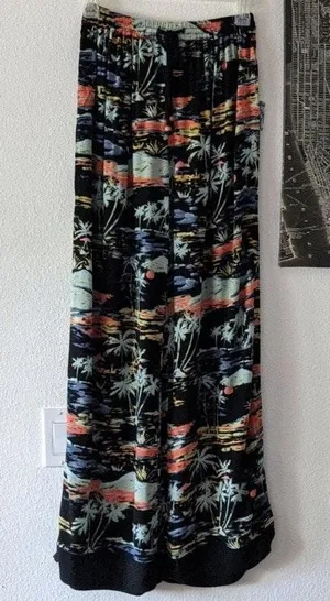 Free People Brand New Blue Lagoon Print Pants thumbnail 5